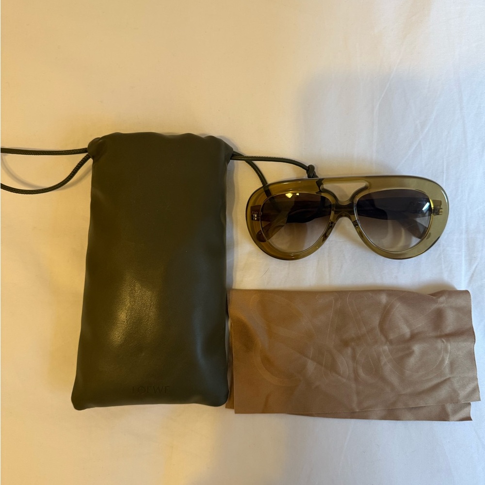 Loewe Women’s Aviator Sunglasses with Case